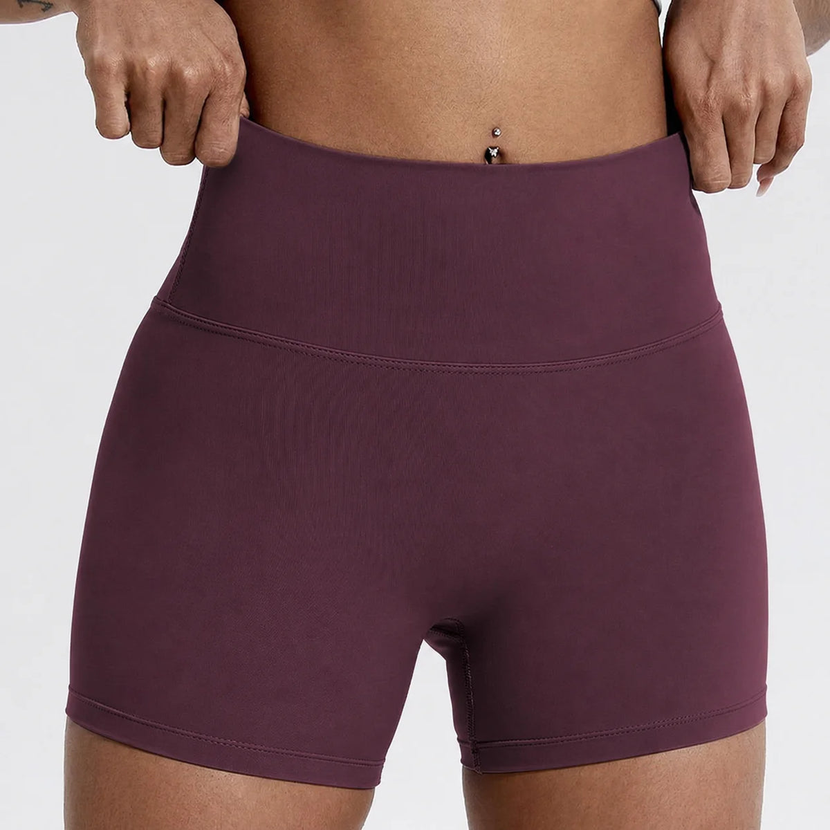 High-Waist Biker Shorts for Women – Butt-Lifting Slim Fit