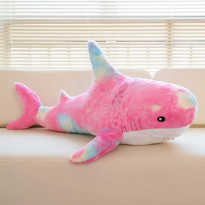 Shark Stuffed Animal Plush Toy – Soft Kawaii Pillow for Kids & Adults