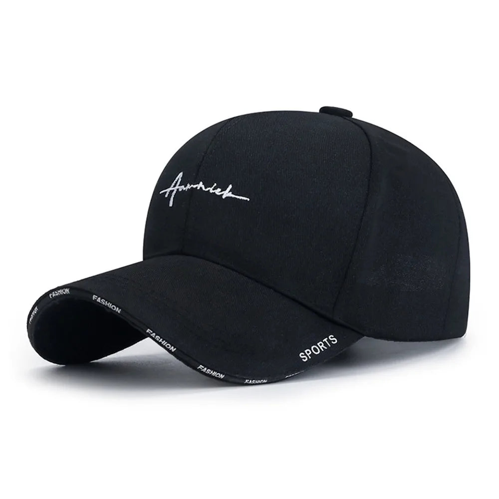 Women's Letter Embroidery Baseball Cap – Korean Fashion Style