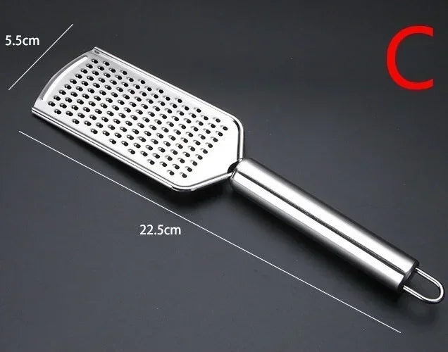 Stainless Steel Handheld Cheese Grater – Multi-Purpose Kitchen Food Grater