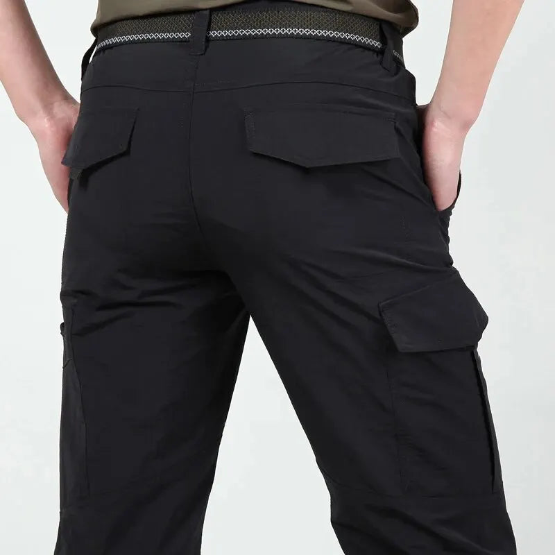 Men's Military Tactical Cargo Pants – Waterproof Multi-Pocket Outdoor Trousers