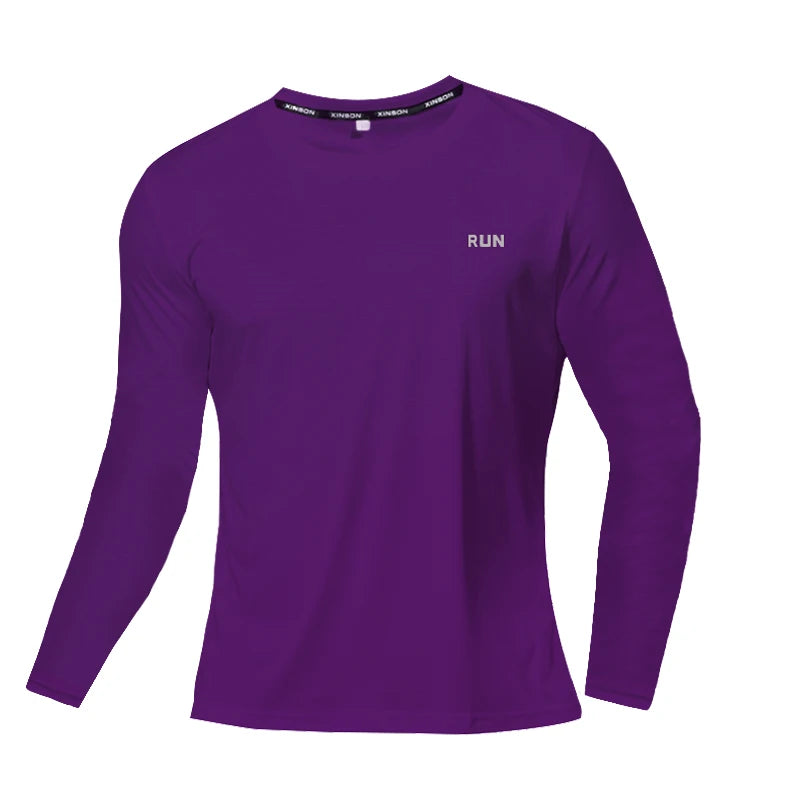 Quick-Dry Men's Gym Sport Shirt for Running & Bodybuilding