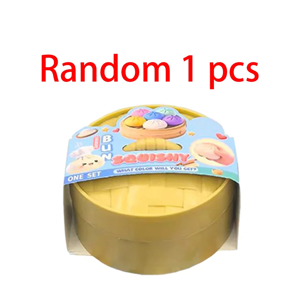 Dumpling Squishy Blind Box – Stress Relief Toy