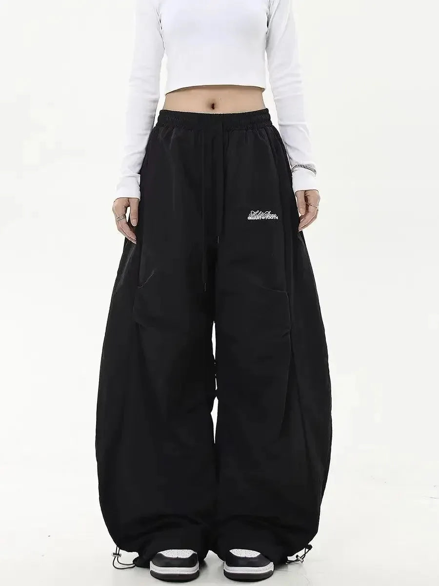 Parachute Pants Women – Y2K Baggy Wide Leg Joggers