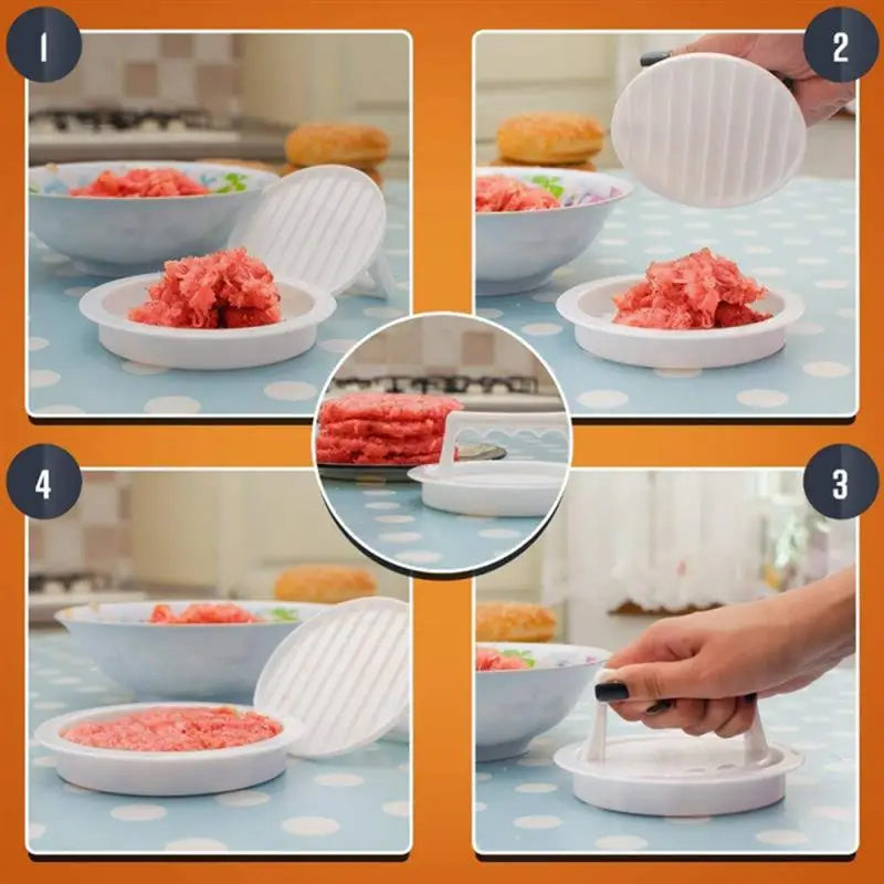 Hamburger Press Burger Patty Maker Mold – BBQ & Grill Tool