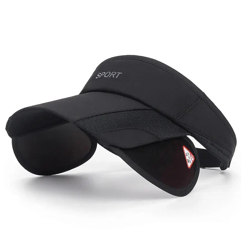 Sun Visor Cap with Retractable UV Shield – Sport Outdoor Hat