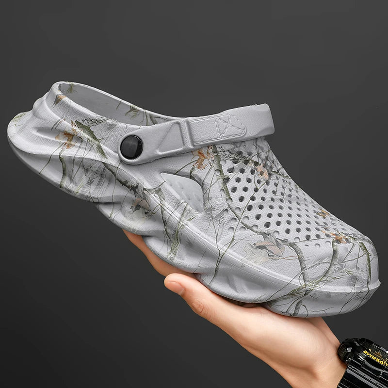 Plus Size Beach Clogs – Breathable EVA Sandals for Men & Women