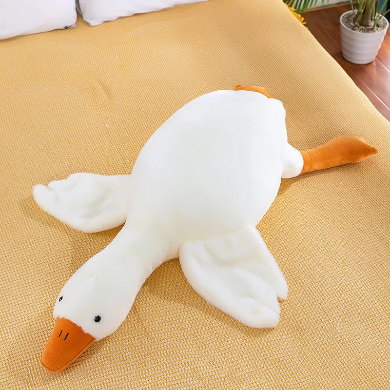 Giant Duck Plush Toy – Soft Stuffed Animal Pillow Cushion