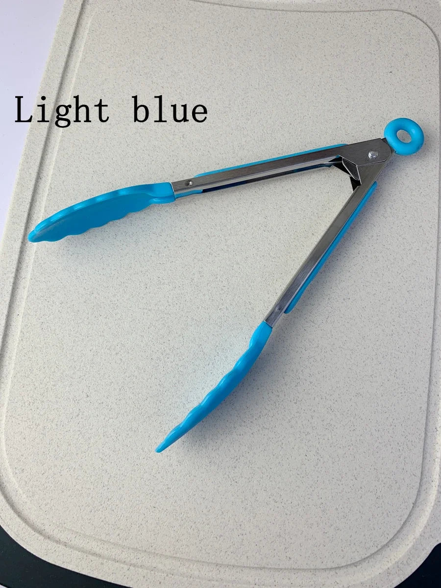 Stainless Steel Kitchen Tongs – Anti-Slip, Heat-Resistant Serving & BBQ Tongs