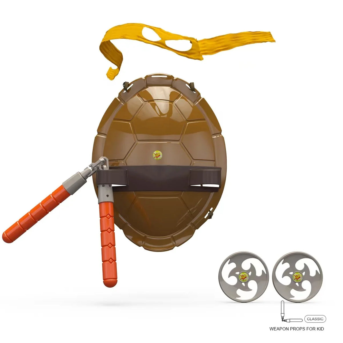 Ninja Turtle Shell Cosplay Costume Prop for Kids Party Dress-Up