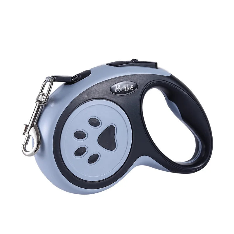 Retractable Dog Leash – Durable Nylon, 3m & 5m, for Dogs & Cats
