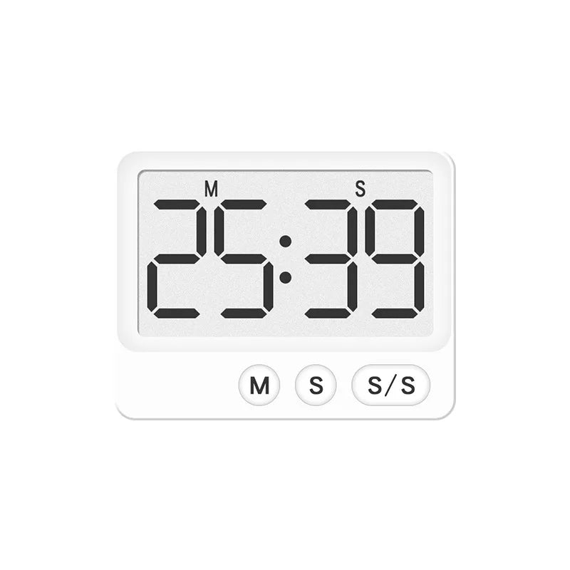 Digital Kitchen Timer with Large LCD Display & Magnetic Back
