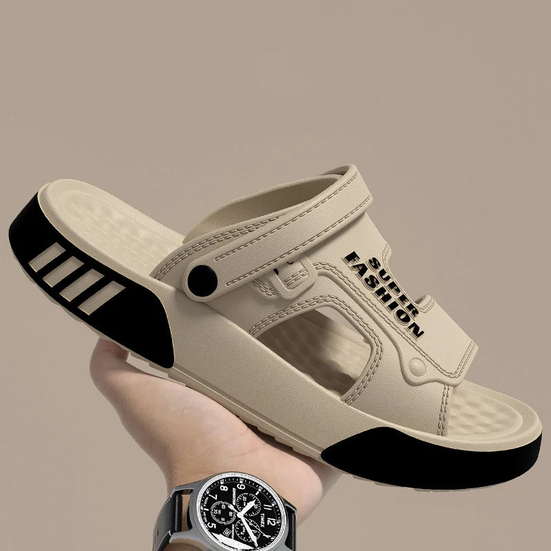 Men's Platform Slide Sandals – Lightweight EVA Non-Slip