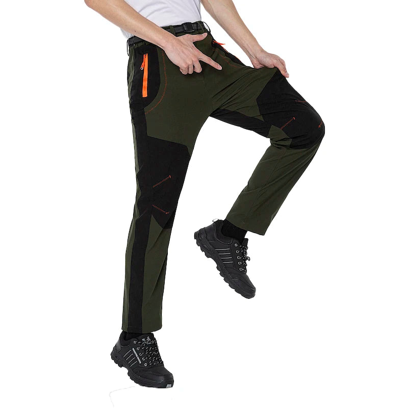 Men's Fleece Hiking Pants – Waterproof Windproof Outdoor Trousers