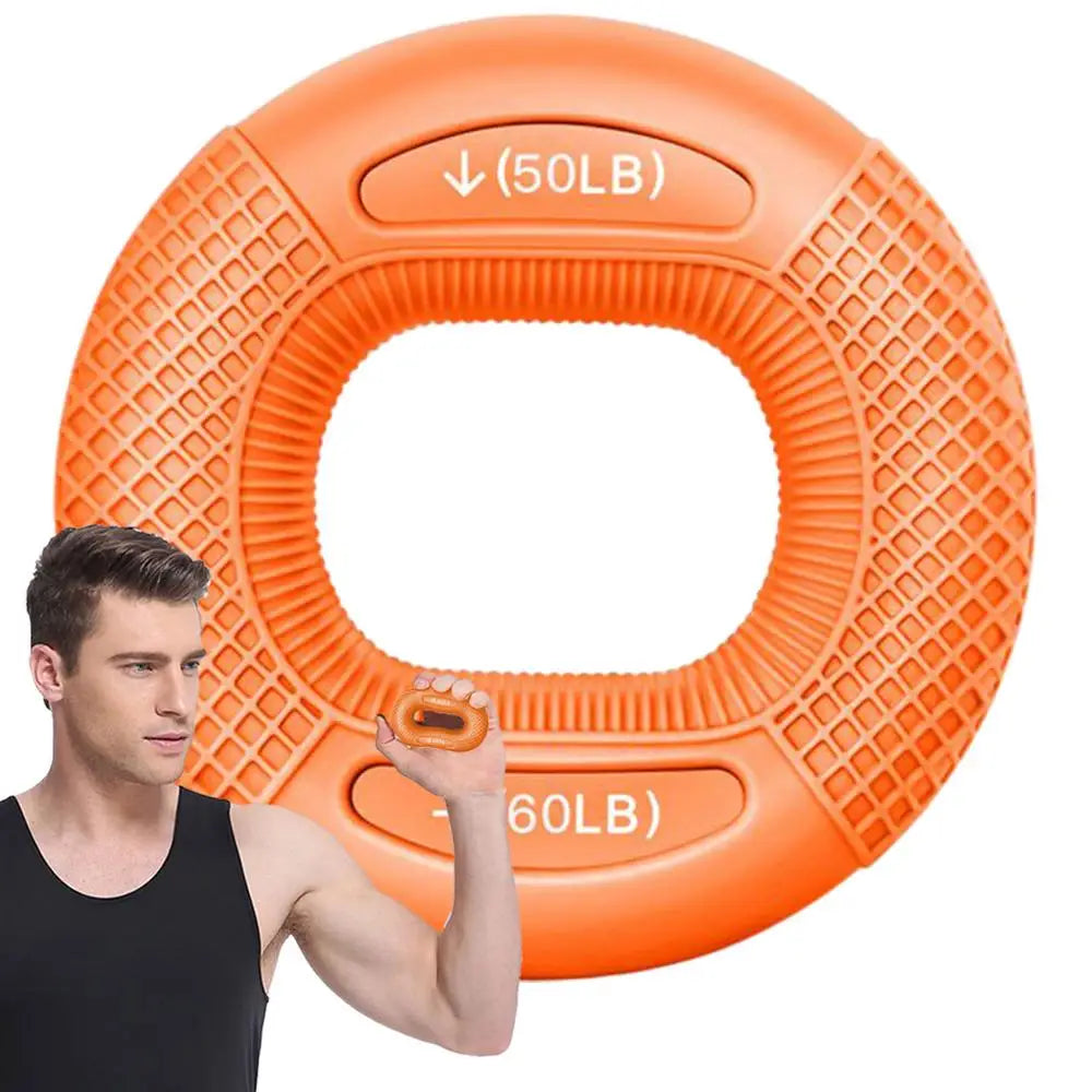 Silicone Hand Grip Ring – Finger & Wrist Strengthener Trainer