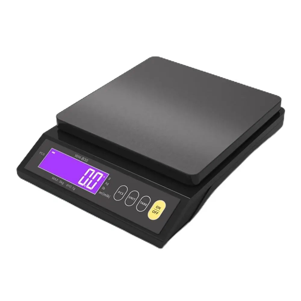 Digital Kitchen Scale with LCD Display – Waterproof Stainless Steel