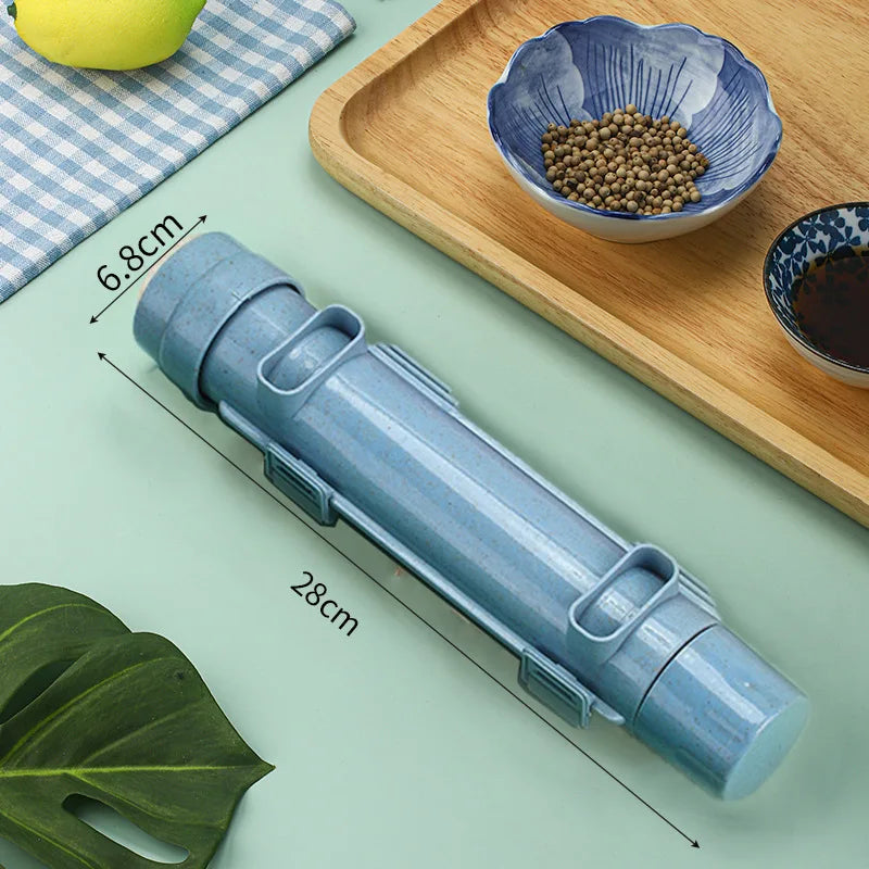 Sushi Roll Mold Maker – Push-Type Rice Ball & Seaweed Shaper Tool