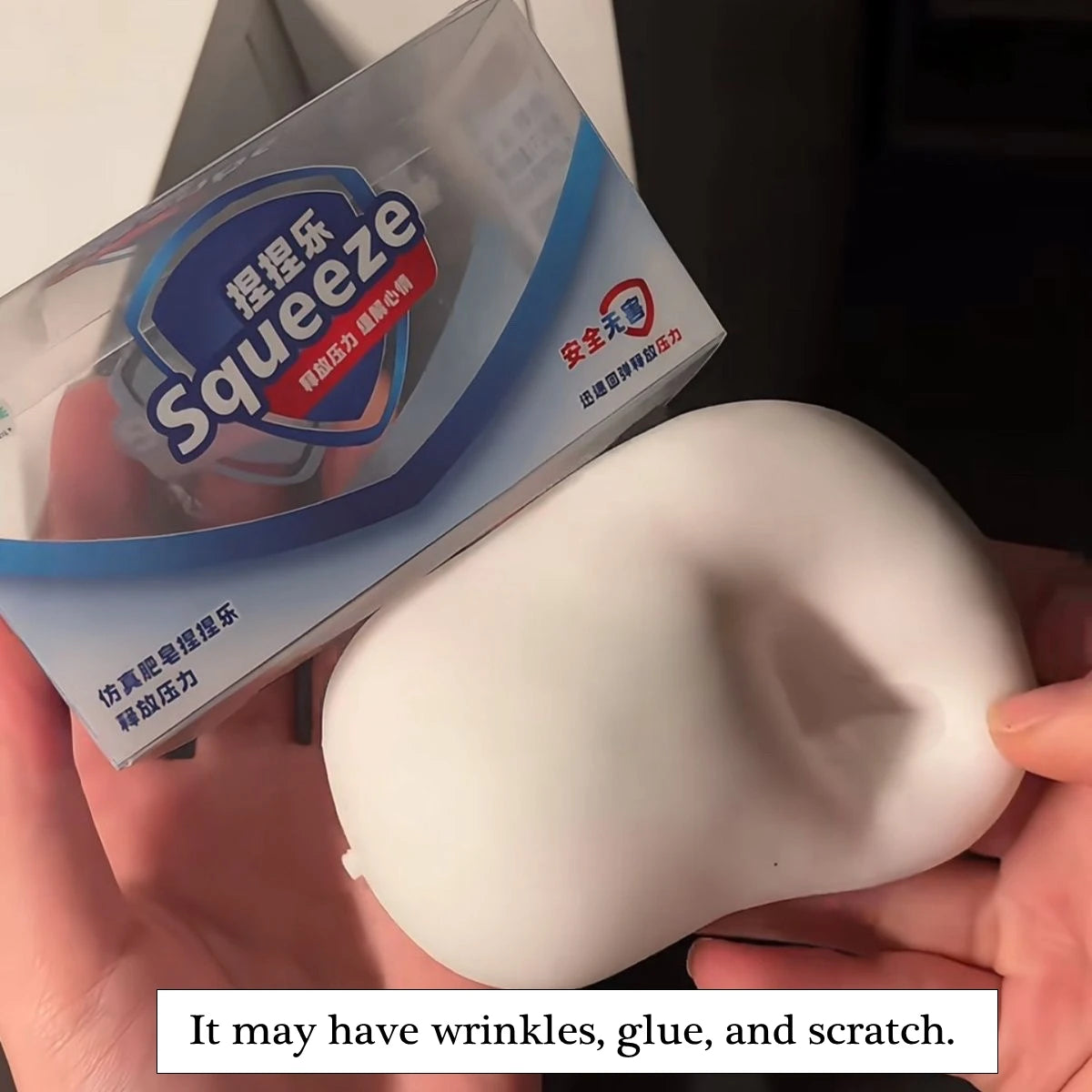 Squishy Soap Bar Stress Relief Fidget Toy – ASMR Squeeze Ball