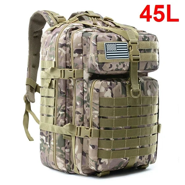 Tactical Backpack 30L/50L MOLLE Military Assault Pack Hiking Outdoor Bag