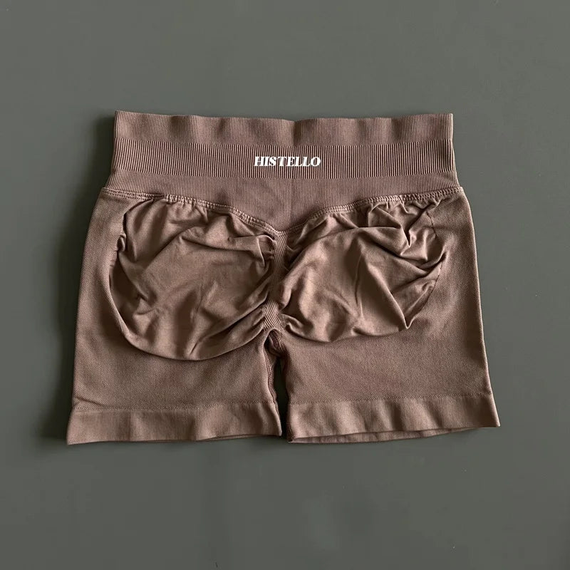 Seamless High-Waist Workout Shorts for Women