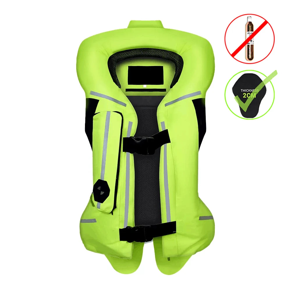 Motorcycle Airbag Safety Vest with CE Protector – Motocross Riding