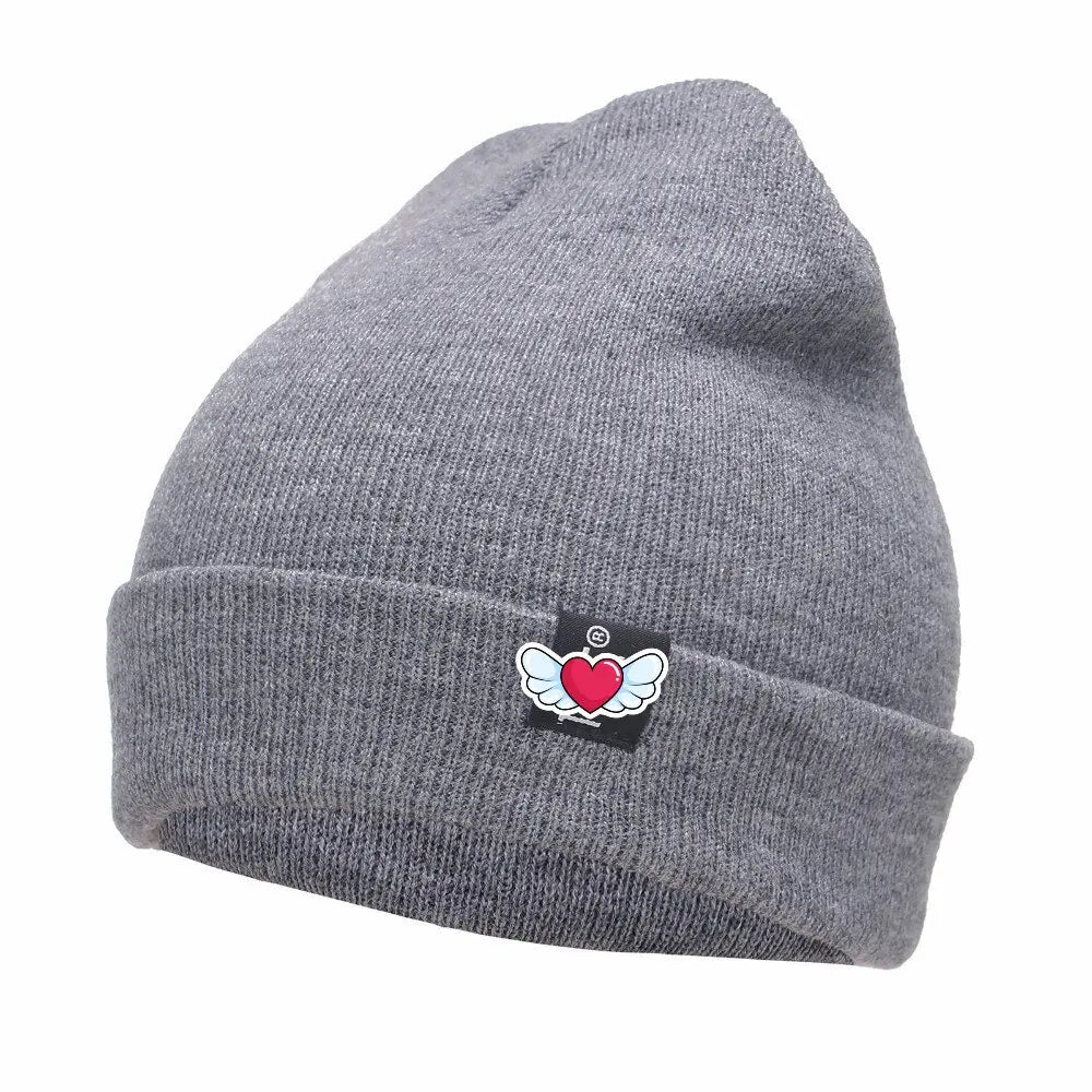 Embroidered Knit Beanie Hat for Men & Women – Winter Warm