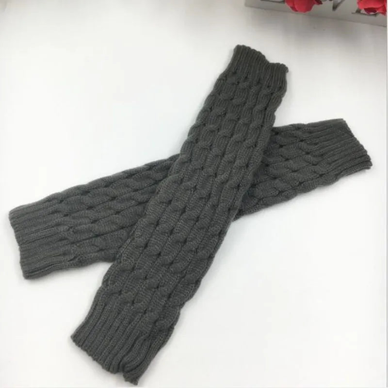 Women's Knit Leg Warmers – Cozy Boot Socks for Fall & Winter