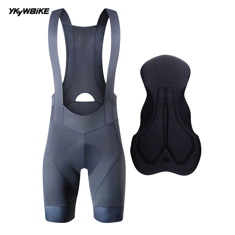 Men's Cycling Bib Shorts with 6-Hour Padded Chamois
