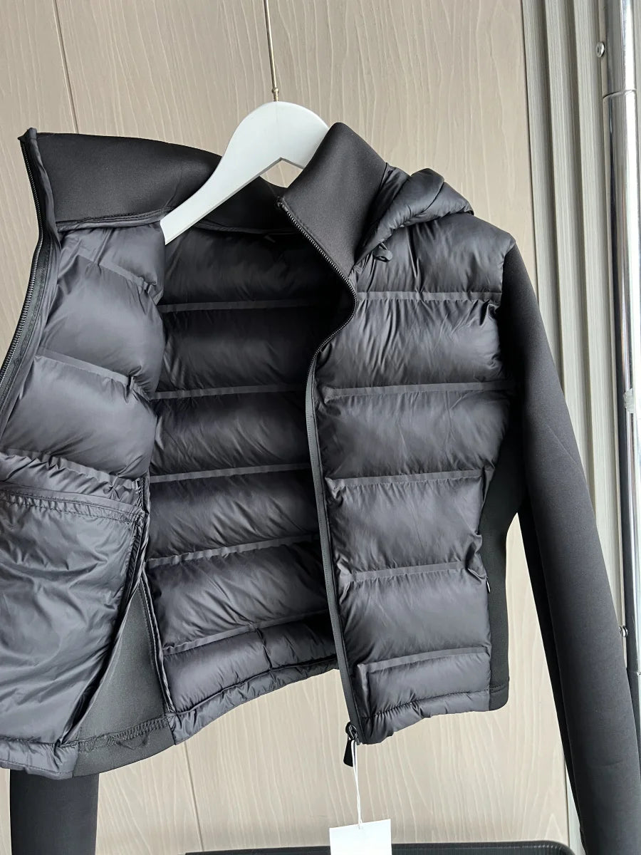 Women's Hooded Down Jacket – Lightweight Warm Sports Coat