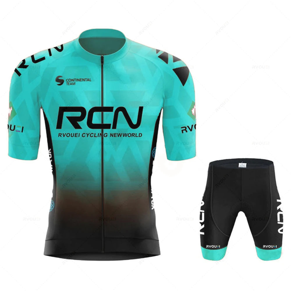 Cycling Jersey Set – Breathable Team Bike Suit with Bib Shorts