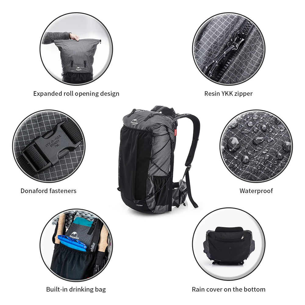 Naturehike 60L Camping Backpack – Waterproof Ultralight Hiking Bag