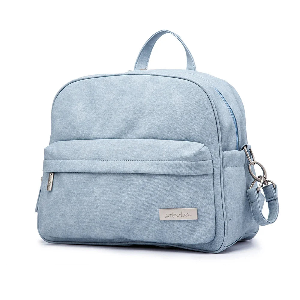 Soboba Waterproof Diaper Backpack – Stylish Multi-Function Nappy Changing Bag