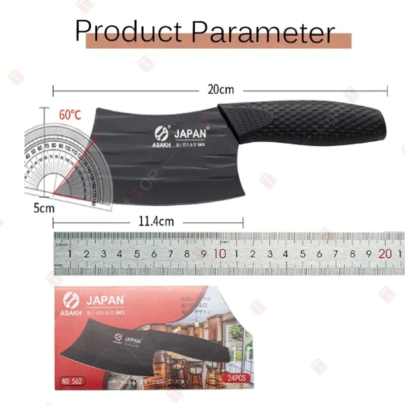 Black Chef Knife – Japanese Stainless Steel Kitchen Knife