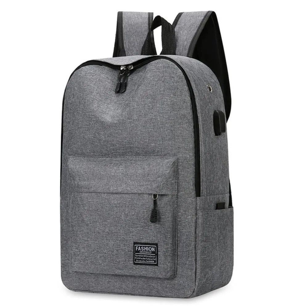 Minimalist Canvas Backpack for Men – Laptop School Travel Bag