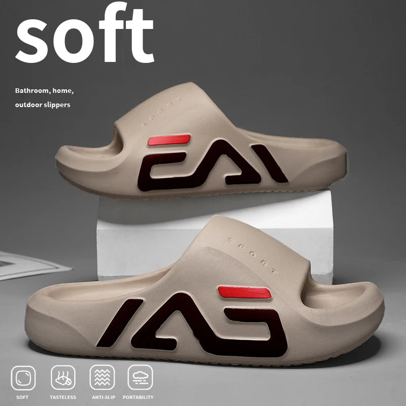 Thick Sole EVA Slippers for Men – Soft Air Cushion Sandals