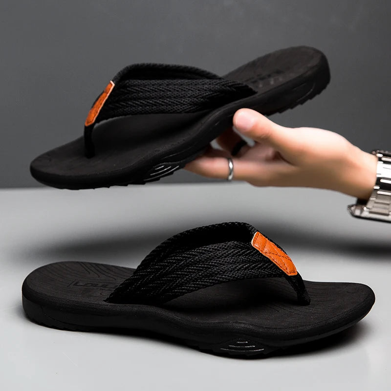 Men's Flip Flops Breathable Casual Slip-On Sandals