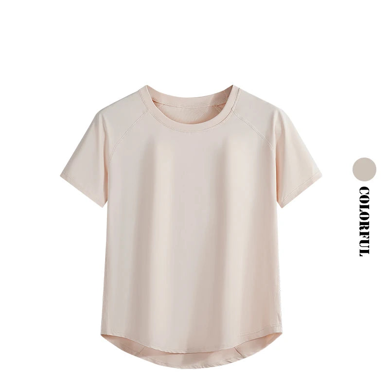 Women's Quick-Dry Short Sleeve Workout T-Shirt
