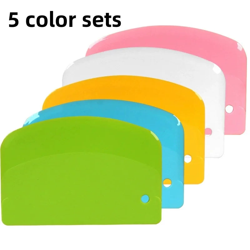 Plastic Dough Scraper & Cake Cream Spatula – Baking Tool