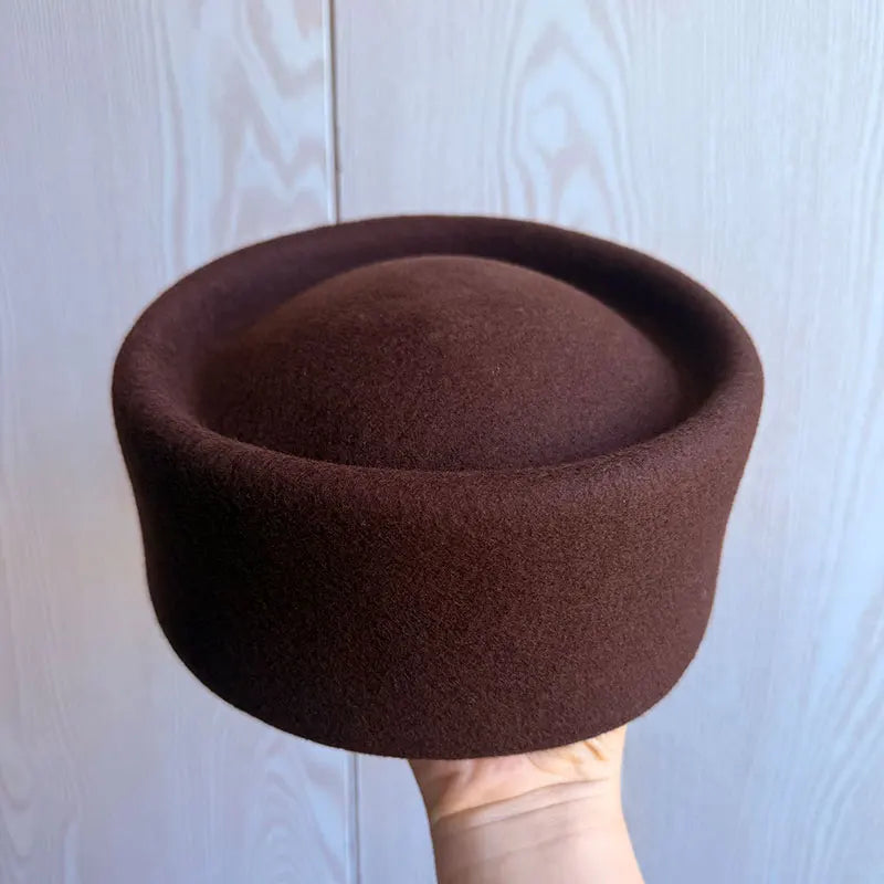 Women's Wool Felt Beret Hat – Dome, Pillbox & Fascinator Styles