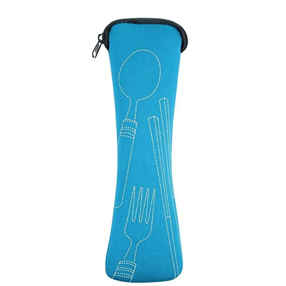 Portable Cutlery Bag – Travel Utensil Pouch for Fork, Spoon & Chopsticks