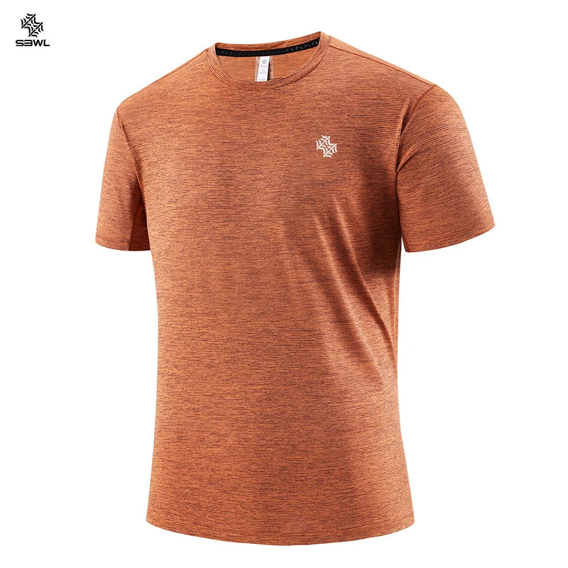 Men's Quick-Dry Athletic T-Shirt – Loose Fit Running & Fitness Tee