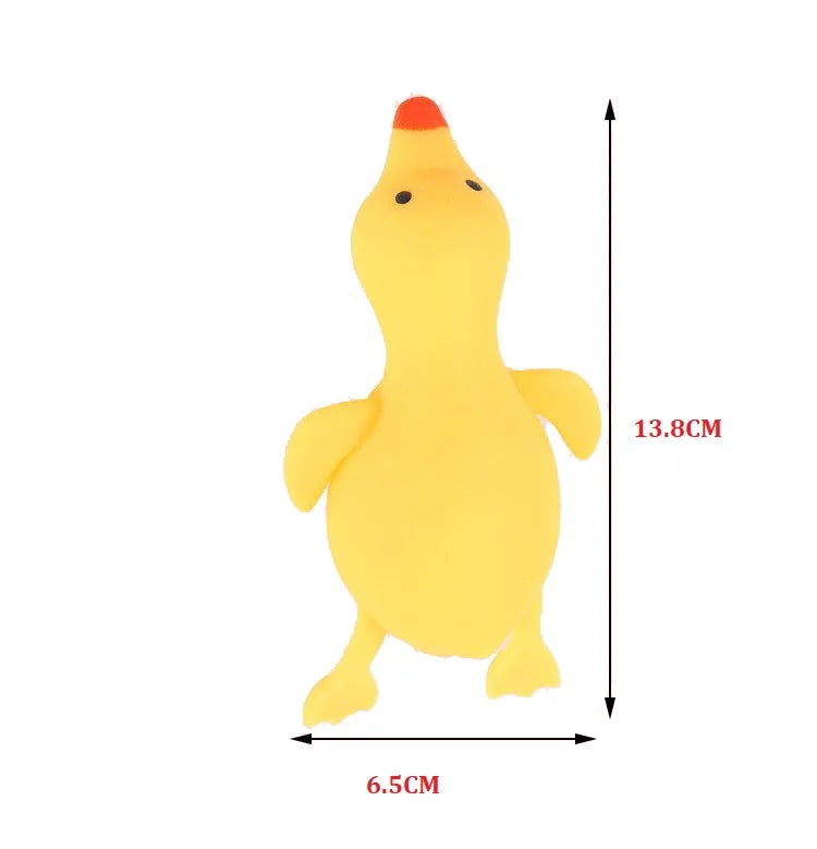 Squeeze Duck Stress Relief Toy – Kawaii Squishy Animal