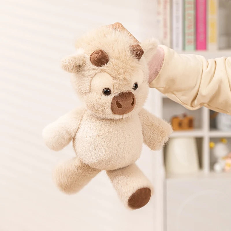 Highland Cattle Plush Toy 45cm – Huggable Stuffed Animal Cow
