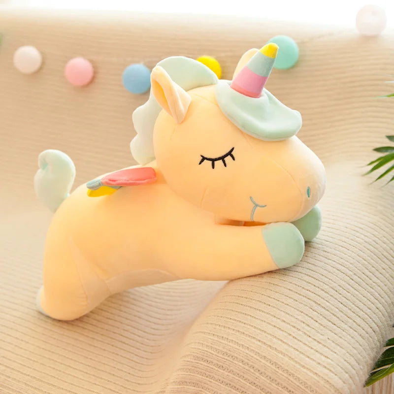 Kawaii Unicorn Plush Pillow Stuffed Animal Toy for Kids