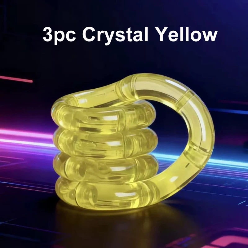 Crystal Twist Fidget Toy – Deformable Rope Stress Relief (1/3/5 Pack)