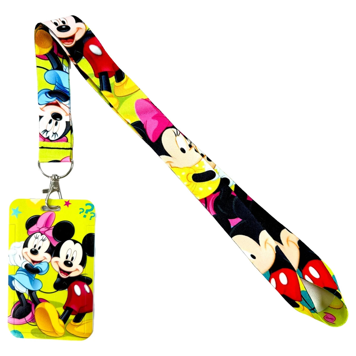 Anime Cartoon Lanyard with ID Card Holder & Keychain Strap