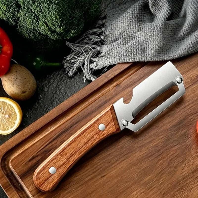 Stainless Steel Vegetable & Fruit Peeler – Multi-Function Kitchen Tool