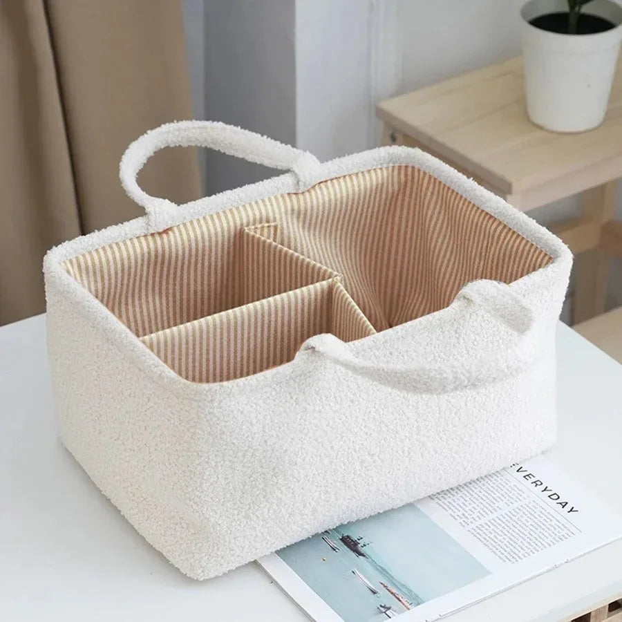 Portable Diaper Caddy Organizer – Multifunctional Baby Storage Bag