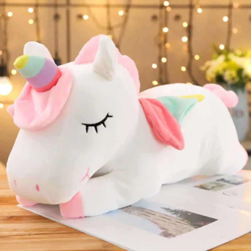Kawaii Unicorn Plush Stuffed Animal Toy – Soft Huggable Doll 9.8–19.7in