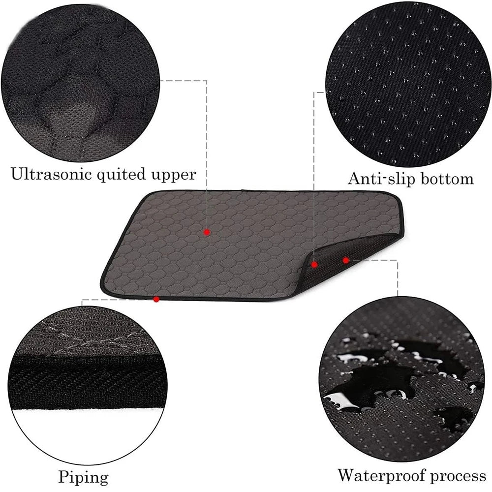Washable Pet Cage Liner – Reusable Non-Slip Absorbent Mat for Guinea Pigs, Cats & Dogs